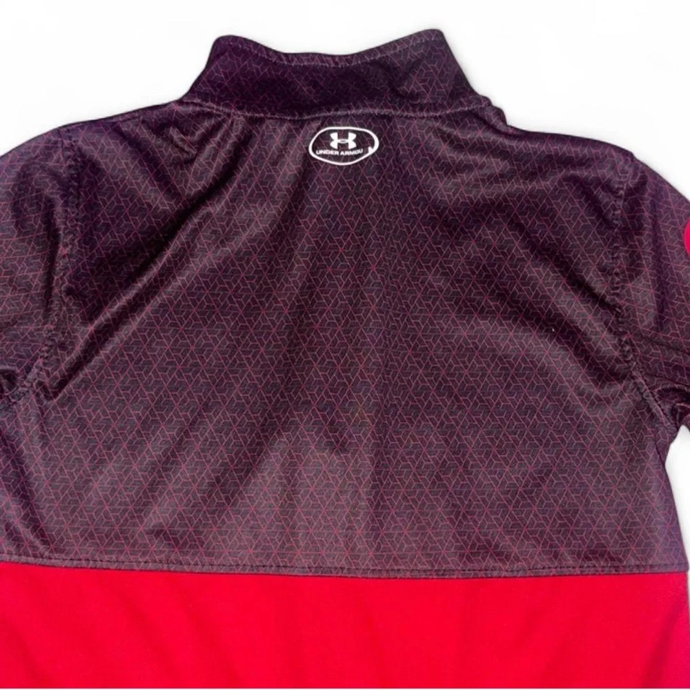 Under Armour Red and Black Athletic Wear size 6 boys